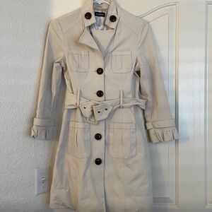 Bebe rain trench jacket